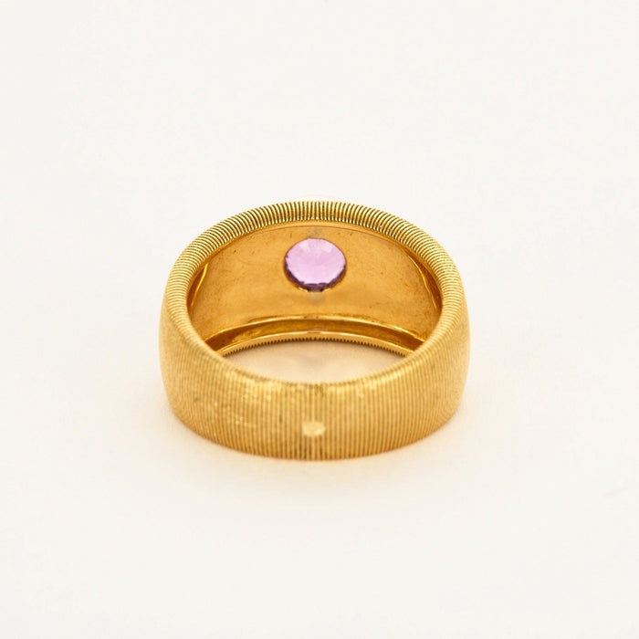 Bague 54 MAUBOUSSIN- Bague Un été en Toscane or jaune, saphir rose et diamants 58 Facettes DV2221-2-54-3