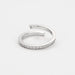 Bague 52 DINH VAN - Bague Spirale or gris diamants 58 Facettes DV6475-2