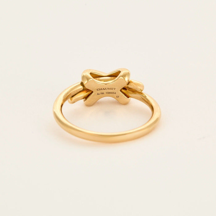 Bague 54 CHAUMET - Bague Jeux de Liens or jaune et diamants 58 Facettes DV6717-1