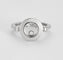 Bague 50 CHOPARD - HAPPY DIAMONDS- ICONS - Bague en or gris et diamants 58 Facettes DV0740-2-50-2