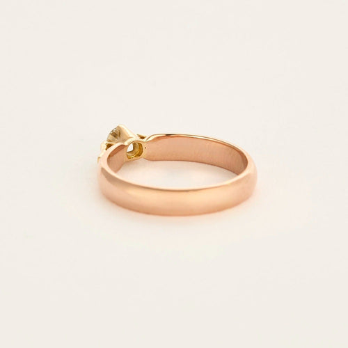 Bague 51 Bague deux ors et Diamant 58 Facettes DV0734-2-51-02