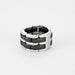 Bague 53 CHANEL - Bague souple Ultra Or gris, céramique noire 58 Facettes DV0618-2-53-2