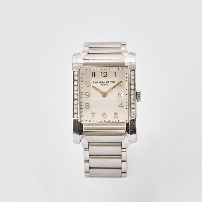 BAUME & MERCIER - Montre de dame modèle Hampton diamants