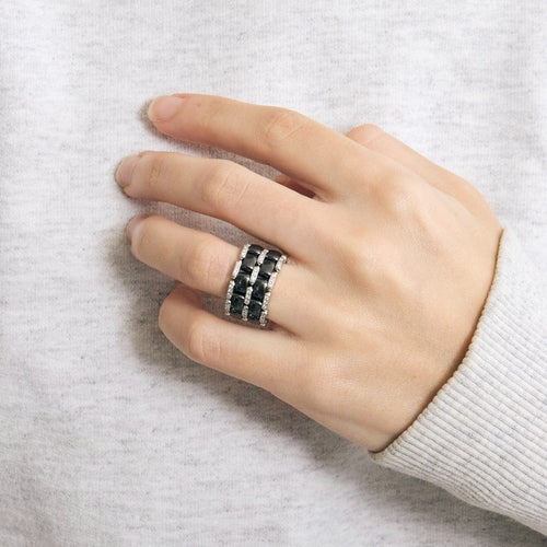 Bague 51 CHANEL -  Ultra - Bague céramique et diamants 58 Facettes DV6959-2