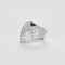 Bague 57 Bague Or gris  et Diamants 58 Facettes DV4216-1-57
