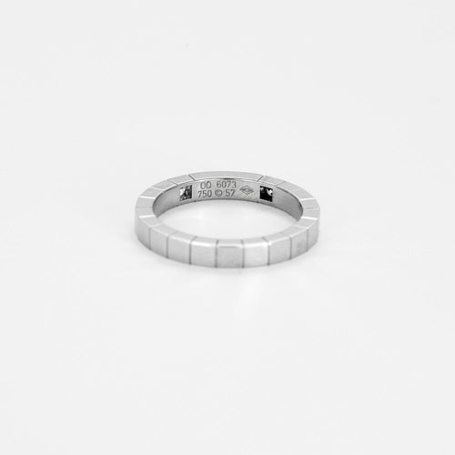 Bague 57 CARTIER - Bague Lanières or gris diamants 58 Facettes DV0728-1-57