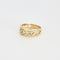 Bague 54 Bague Or jaune et Diamants 58 Facettes DV6176-1