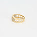 Bague 54 Bague Or jaune et Diamants 58 Facettes DV6176-1