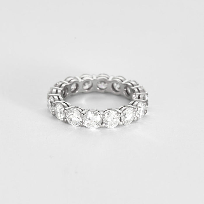 Bague 51 Alliance en or gris et diamants 58 Facettes DV6940-3-51-2