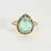 Bague Bague or jaune, tourmaline, saphirs, diamants 58 Facettes DDV6940-1