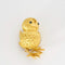 Broche CHANTELOUP - Clip de revers " Poussin" or jaune et saphirs 58 Facettes DV2550-4