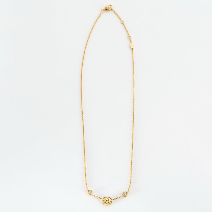 Collier DIOR-ROSE DES VENTS - Collier en or jaune, nacre et diamants 58 Facettes DV0774-1