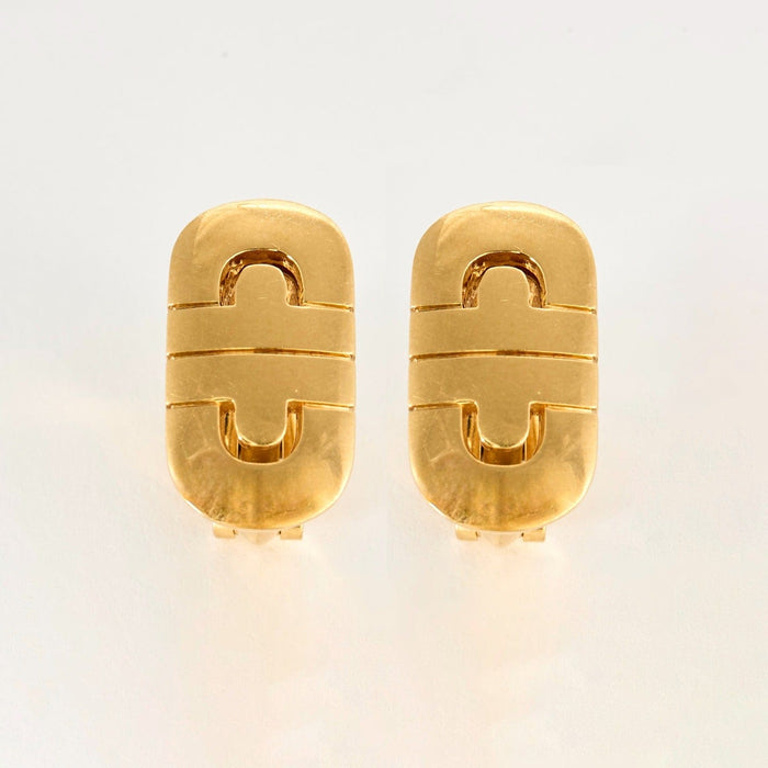 BULGARI - PARENTESI - Paire de boucles d’oreilles en or jaune