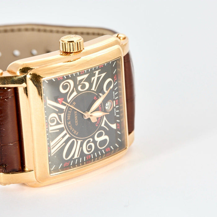 Montre FRANCK MULLER - Montre Conquistador Cortez, or rose 58 Facettes DV7827-1