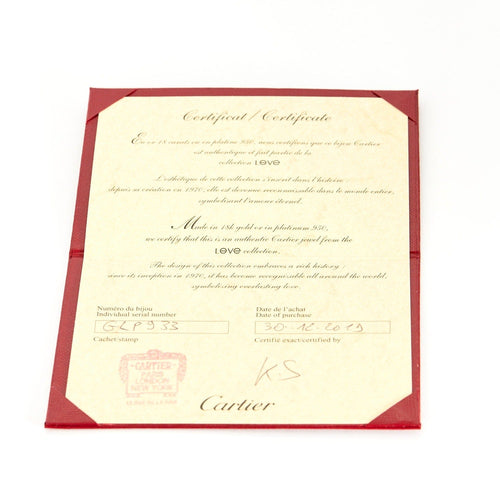 Bague 49 CARTIER - Love - Alliance Or rose et Diamants 58 Facettes DV8241-1-49-1