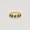 Bague 54 Bague Jarretière or jaune, saphirs et diamants 58 Facettes DV0799-1-54-3