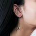 Boucles d'oreilles DINH VAN- IMPRESSION- Pendants d'oreilles en or gris et diamants 58 Facettes DV0791-2