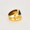 Bague 52 Bague or jaune et lapis-lazuli 58 Facettes DV0308-4-52-1