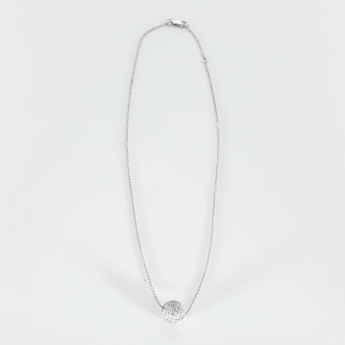 Collier Collier en or blanc et diamants 58 Facettes DDV3673-10