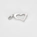 Pendentif PIAGET - Funny Heart - Pendentif chamrs Coeur Or blanc et Diamants 58 Facettes DV0670-6