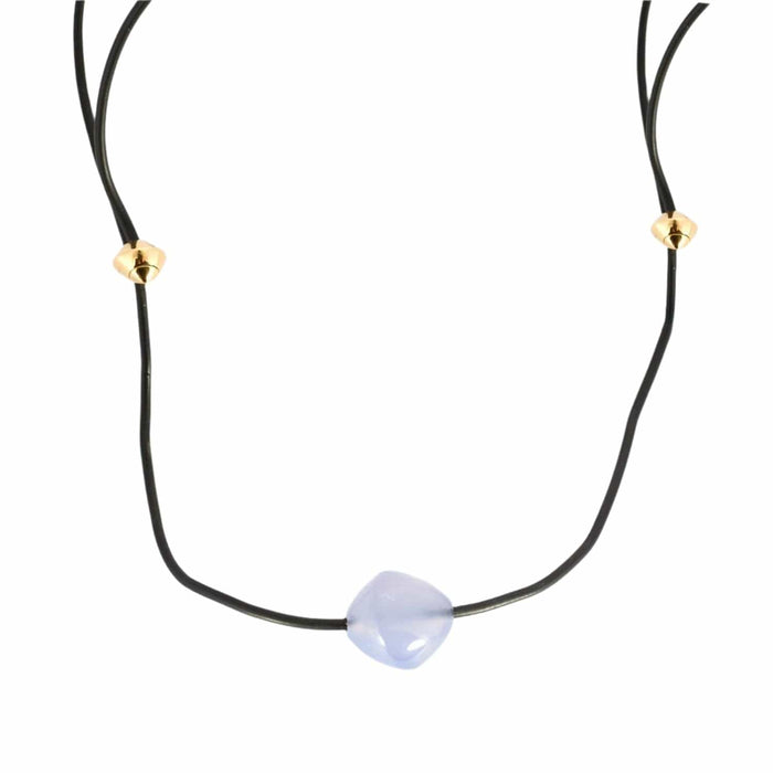 Collier VHERNIER - Collier, calcédoine 58 Facettes DV3020-15