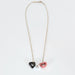 Collier TIFFANY & ELSA PERETTI - Open Heart- argent, onyx, rhodonite et calcédoine 58 Facettes DV3020-18