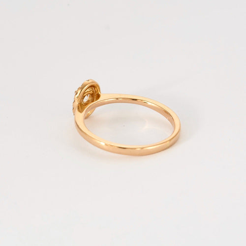 Bague 51 ZEINA - Bague Or rose et Diamants 58 Facettes DV6496-1-51-22