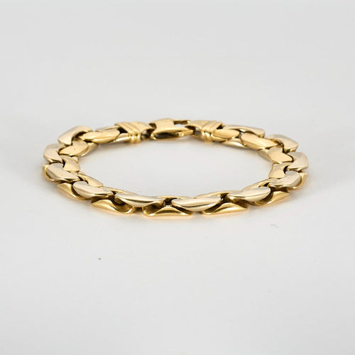 Bracelet Bracelet 2 ors jaune et or blanc 58 Facettes DV0640-7