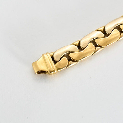 Bracelet Bracelet 2 ors jaune et or blanc 58 Facettes DV0640-7