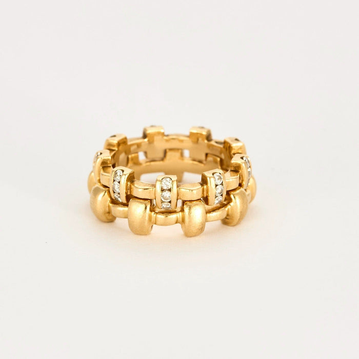 Bague 50 CHANEL - Duo de Bagues or jaune et Diamants 58 Facettes DV6154-6-50-2