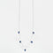 Collier Collier or blancet saphirs taille poire en pampille 58 Facettes DV5707-14