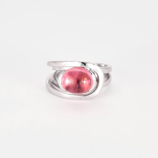 Bague 52 FRED - Sunlight - Bague Or blanc et Tourmaline rose 58 Facettes DV0806-5-52-1