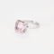 Bague 53 Bague en Or blanc avec Kunzite 58 Facettes DV0538-9-53-2