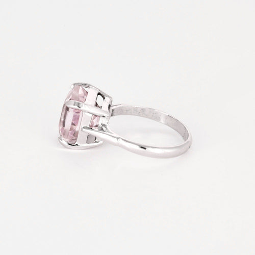 Bague 53 Bague en Or blanc avec Kunzite 58 Facettes DV0538-9-53-2