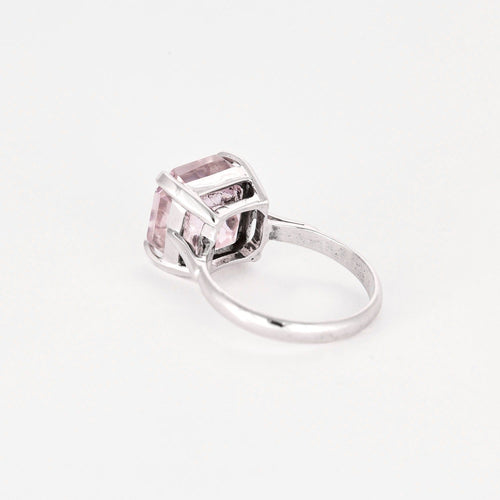 Bague 53 Bague en Or blanc avec Kunzite 58 Facettes DV0538-9-53-2