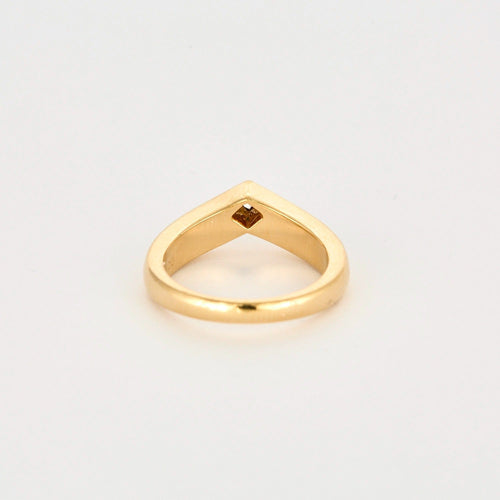 Bague 54 CARTIER - Triandre - Bague solitaire en Or jaune et Diamant princesse 58 Facettes DV7013-5-54-3