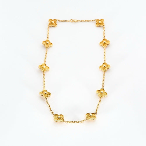 Collier VAN CLEEF & ARPELS - Vintage Alhambra - Collier en Or jaune 58 Facettes DDV0675-2