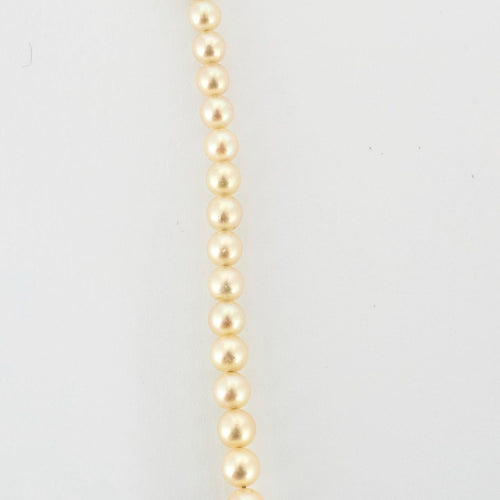 Collier Collier en or jaune et perles blanches 58 Facettes DV0778-1