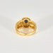 Bague 51 Bague Saphir, or jaune et diamants 58 Facettes DV7369-1-51-2