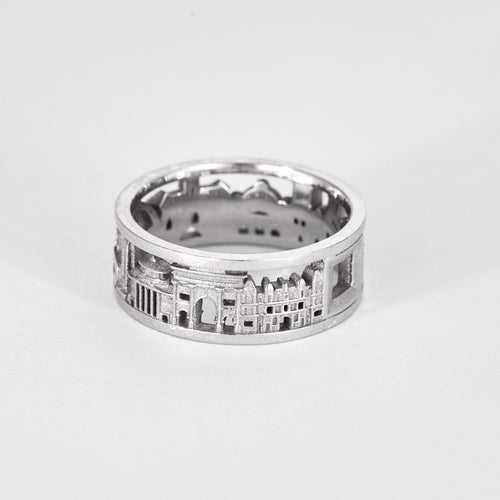 Bague 54 PHILLIPE TOURNAIRE- VOYAGE (Paris) - Anneau en or blanc 58 Facettes DV0795-4-54-3