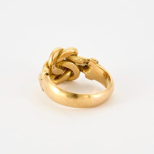 Bague 60 Bague en or jaune "Noeuds entrelacés" 58 Facettes DV0827-1-60-2