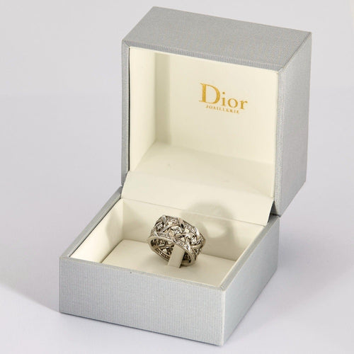Bague 53 DIOR - My Dior - Bague or blanc et diamants 58 Facettes DV0828-1-53-25