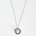 Pendentif DINH VAN - SPIRALE - Pendentif en or blanc, diamants et diamant noirs 58 Facettes DV0821-1