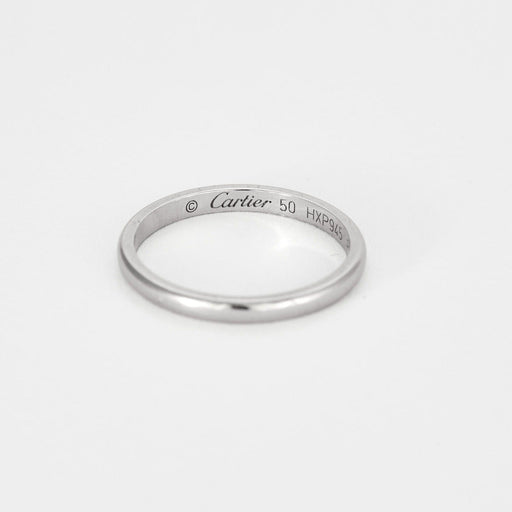 Bague 50 CARTIER - Alliance 1895 - Alliance en platine 58 Facettes DV8926-1-50-23
