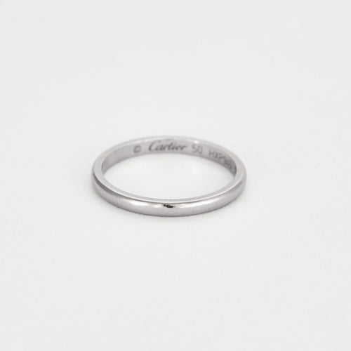 Bague 50 CARTIER - Alliance 1895 - Alliance en platine 58 Facettes DV8926-1-50-23