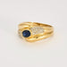 Bague 54 Bague en or jaune, saphir et diamants 58 Facettes DV4440-12-54-3