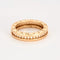 Bague 53 BULGARI - B.zéro1 - Alliance tour complet en or rose et diamants 58 Facettes DV7909-4