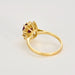 Bague 51 Bague Marguerite en or jaune, rubis et diamants 58 Facettes DV0800-1-51-2