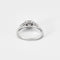 Bague 48 Bague en or blanc, diamant princesse et diamants poires 58 Facettes DV7726-1-48-2