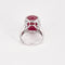 Bague 55 Bague or blanc, rubis cabochon et diamants 58 Facettes DV0671-18-DV0882-1